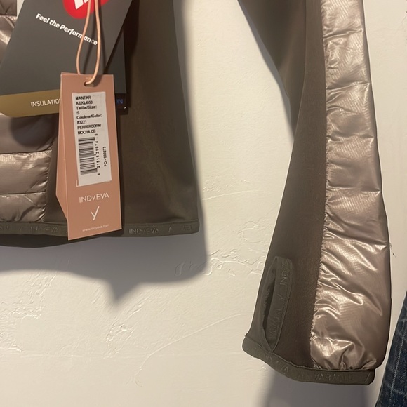 Indyeva MANTAR INSULATED HOODED jacket small in peppercorn/mocha - Picture 6 of 16